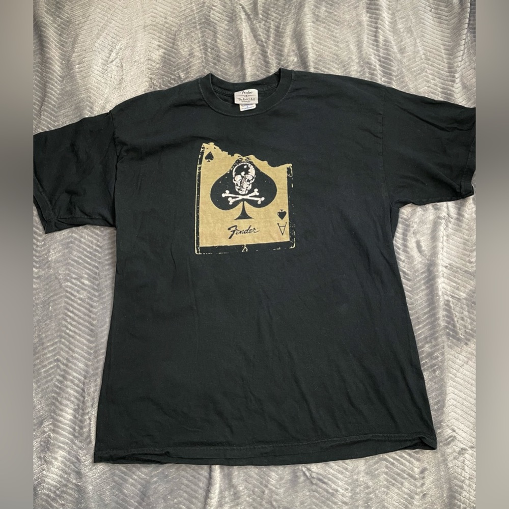 Fender The Rock & Roll Lifestyle Ace of Spades Skull Graphic Tee Black XL